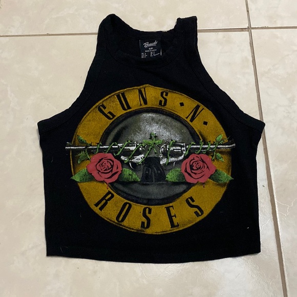 Bravado Tops - Guns n Roses Crop Top